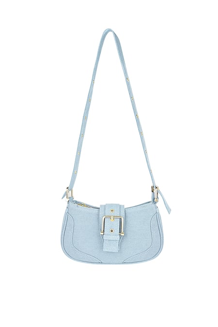 Colored bag with buckle detail - blue 2