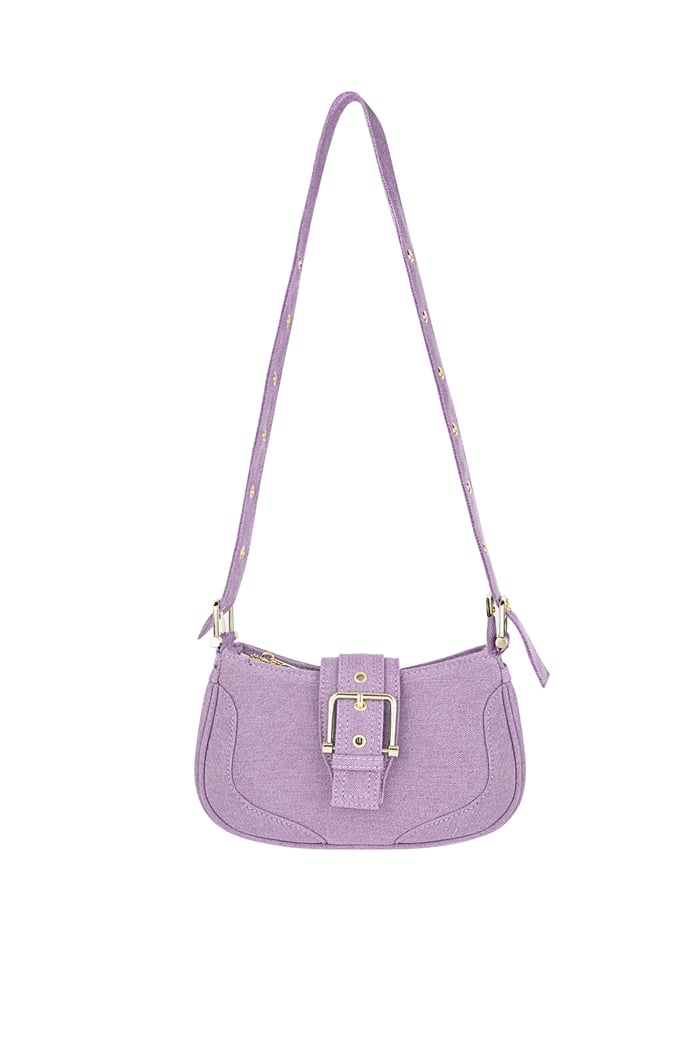 Sac coloré avec détail boucle - violet 