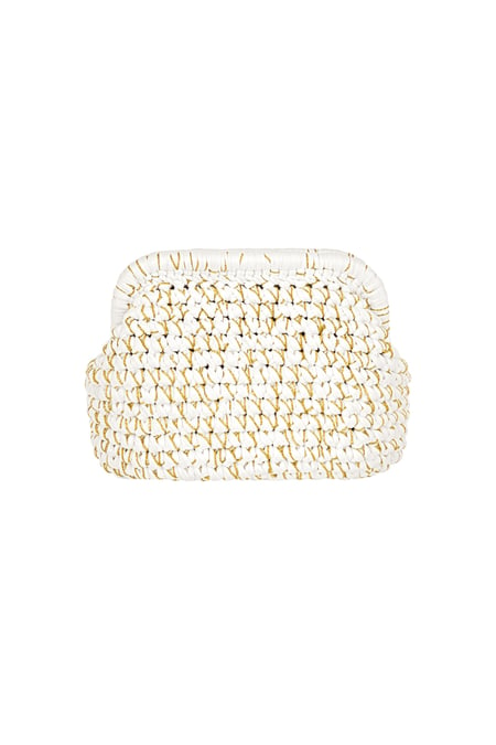 The Colorful Clutch bag - white