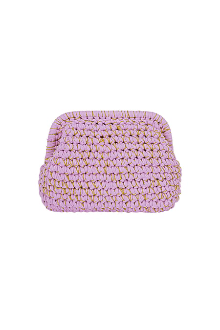 Die farbenfrohe Clutch - rosa