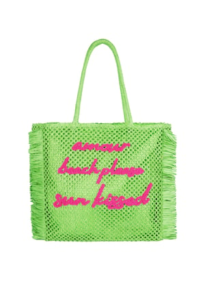 Amour Beach Please Sun Kissed Beach bag - Green h5 