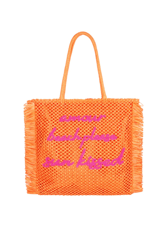 Amour Beach Please Sun Kissed Beach bag - Orange 