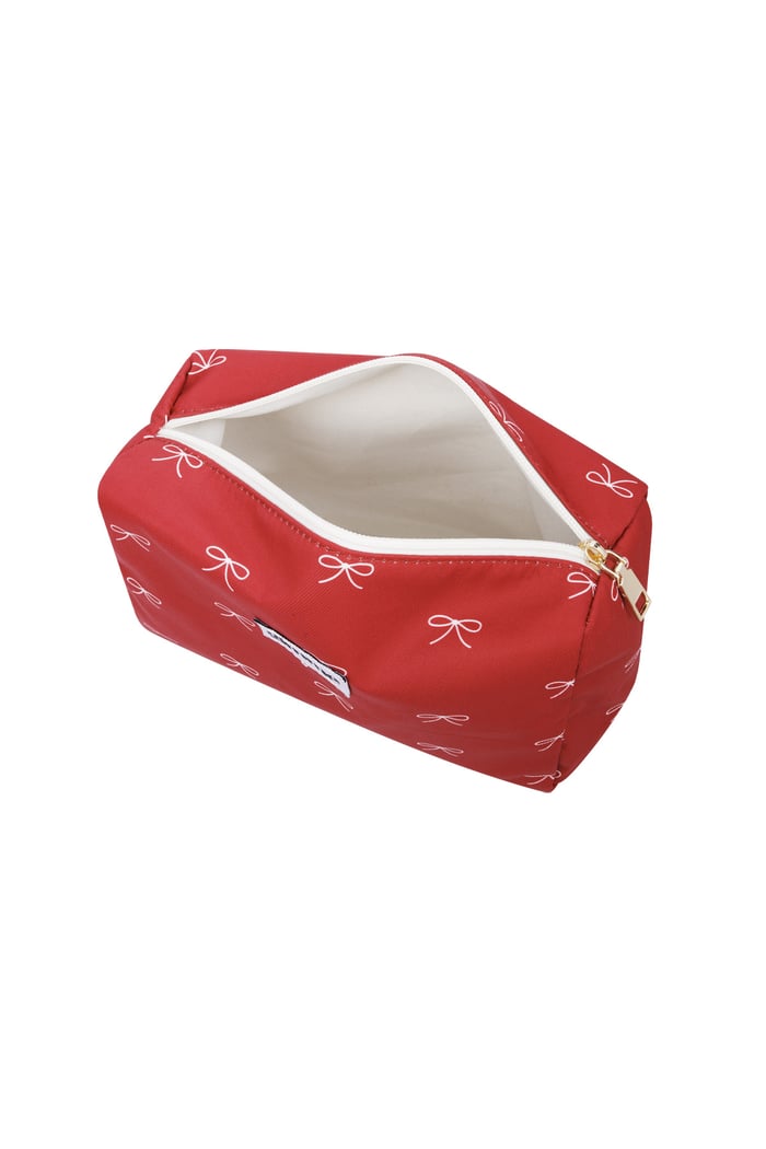 Toiletry bag bows - Red Picture3