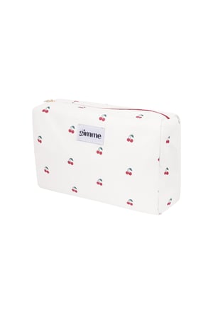 Toiletry bag cherries - White h5 