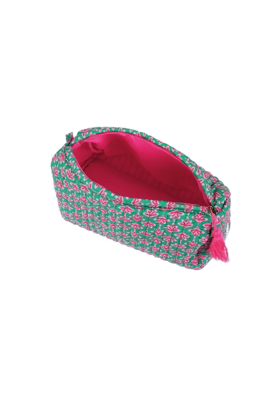 Große Kosmetiktasche mit Blumenmuster Bild3