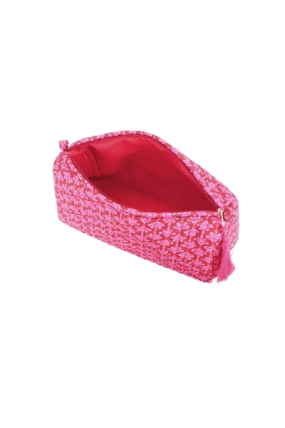 Große Kosmetiktasche mit Blumenmuster Bild5