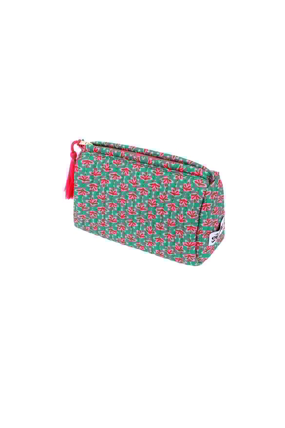 Kosmetiktasche mit Blumenmuster 2