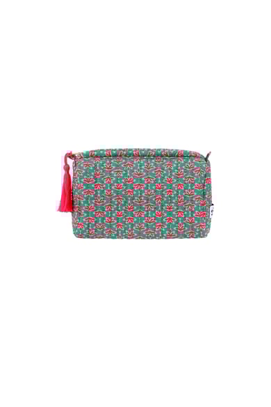 Kosmetiktasche mit Blumenmuster h5 
