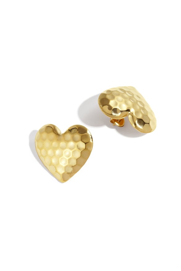 Boucles d&#39;oreilles à tige en acier inoxydable, style cœur, décontractées, simples et quotidiennes, bijoux pour femmes
