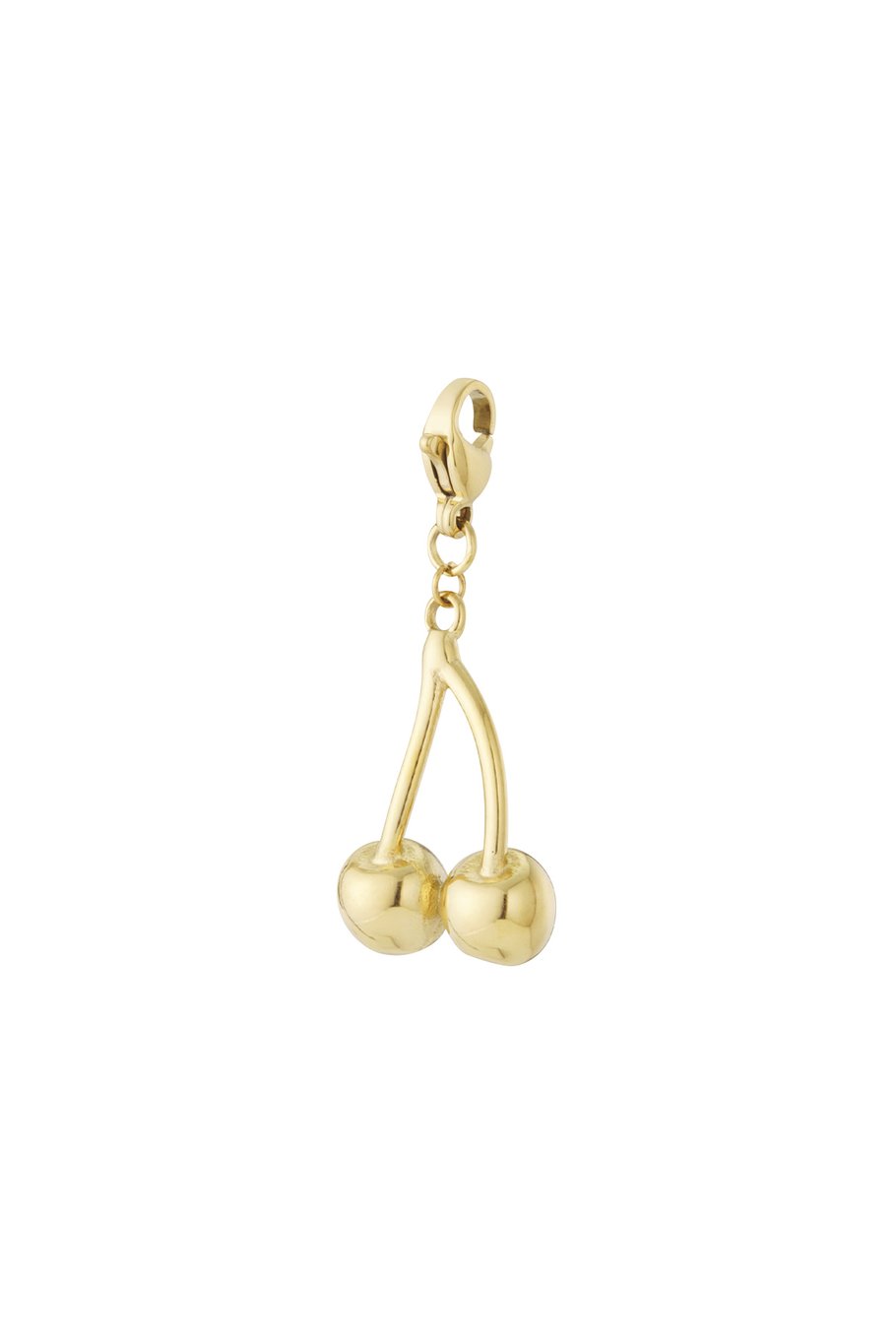 Goldener Kirschschmuck-Charm 