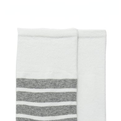 1 Pair Of Sports Striped Cotton Women's Mid Calf Socks h5 Picture6