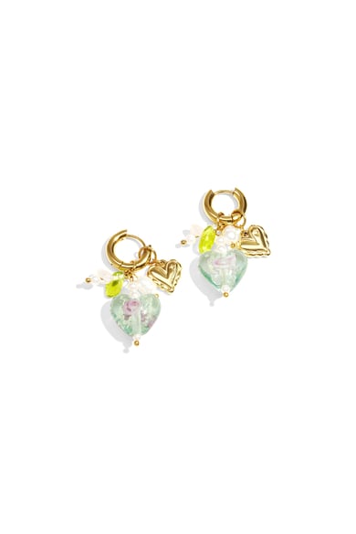 Pastel heart Earrings h5 