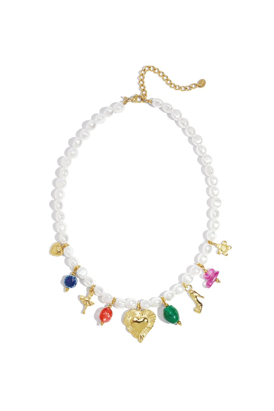 Imitation Perle Perlen Halsketten Herz Casual Täglich Romantische Serie frauen schmuck 