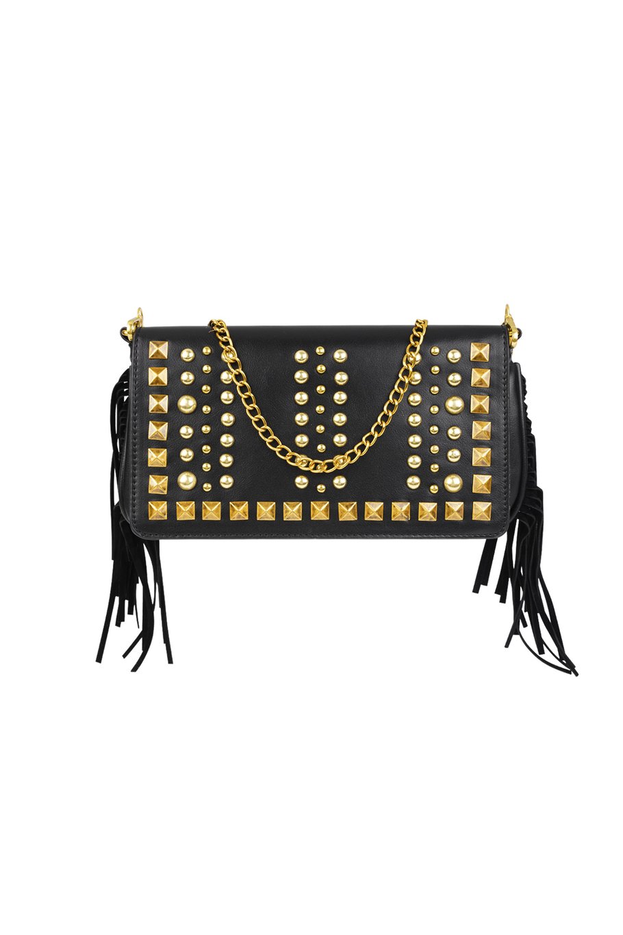 Bolsos de hombro geométricos punk de PU, accesorios diarios 