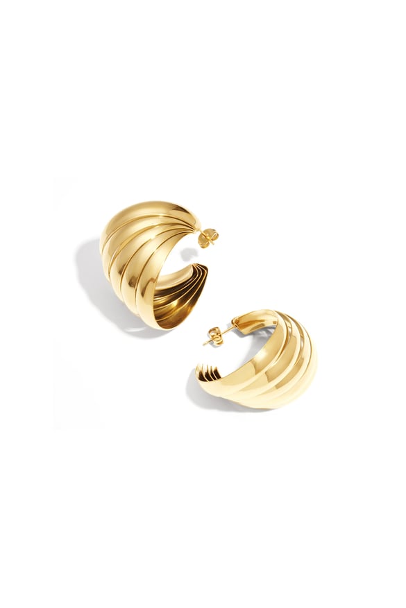 Boucles d&#39;oreilles à tige en acier inoxydable, style géométrique, décontracté, simple, pour femme 2