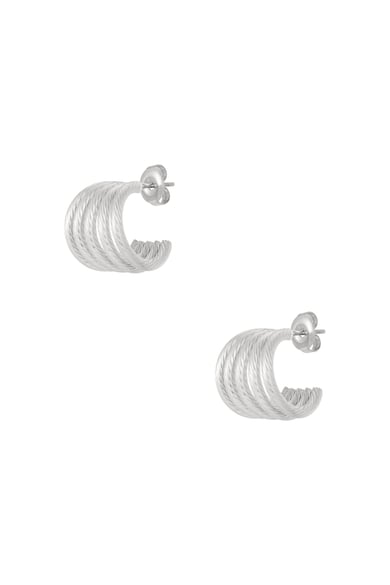 Pendientes de acero inoxidable con diseño geométrico, informal, diario, sencillo, para mujer h5 Imagen3