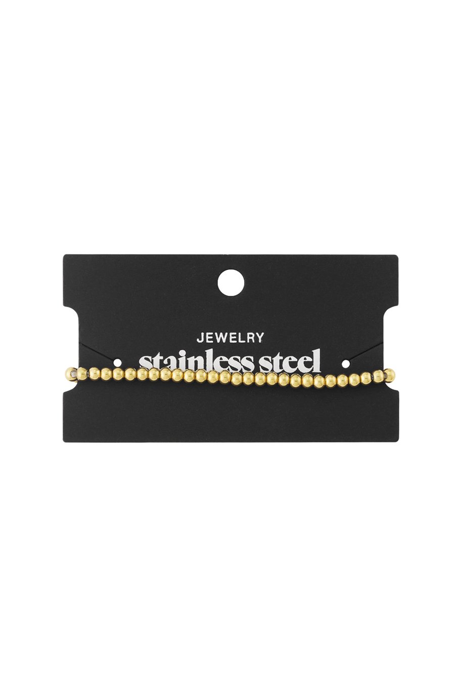 Pulseras de cuentas macizas de 4 mm Imagen4