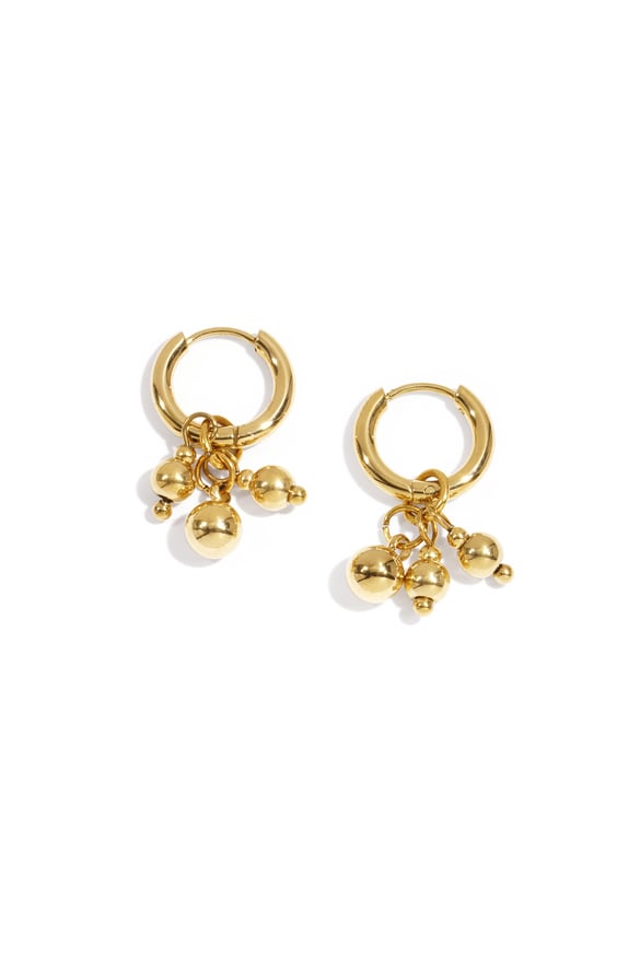 Edelstahl Tropfen Ohrringe unregelmäßige form Casual Täglich Einfache Serie frauen schmuck 2