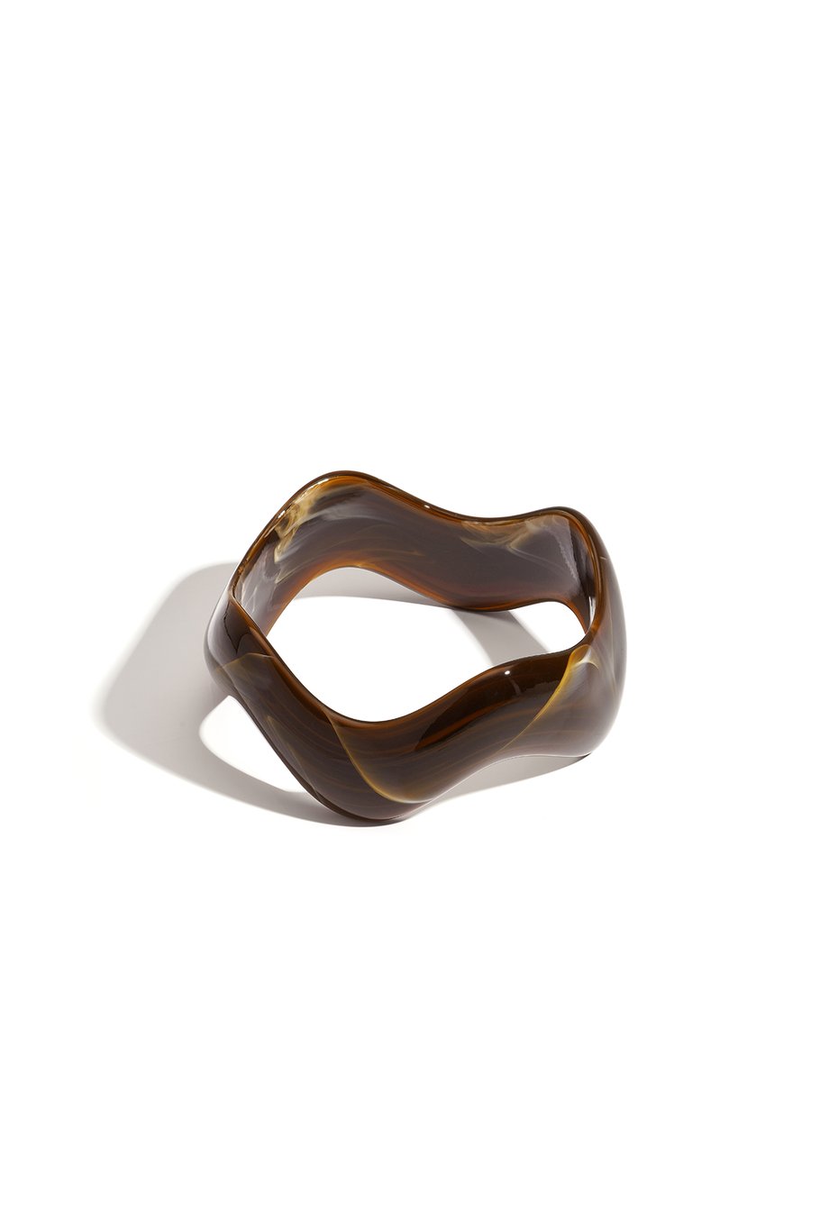 Bracelets en acrylique de forme irrégulière, série décontractée et simple pour femmes