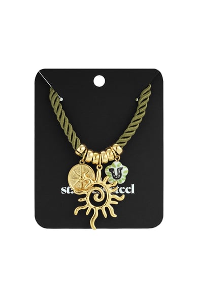 Collares colgantes de poliéster sol Casual Diario Serie Simple Joyería de mujer h5 Imagen3