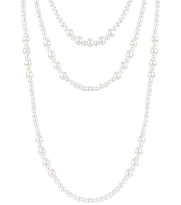 Collier superposé de petites perles 2