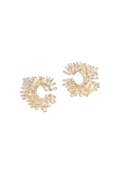Kupfer Ohrstecker Geometrische Elegante Weihnachten Luxuriöse Serie Damenschmuck h5 