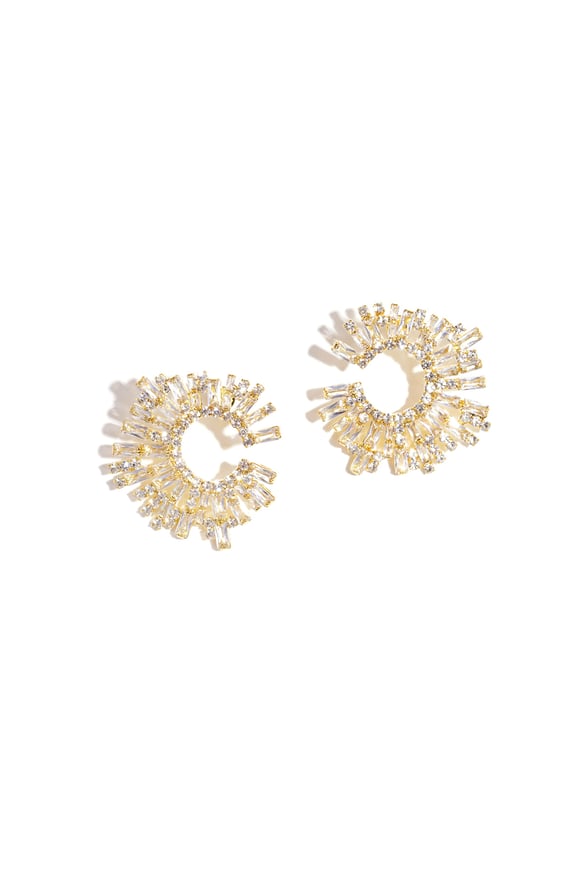 Kupfer Ohrstecker Geometrische Elegante Weihnachten Luxuriöse Serie Damenschmuck 2
