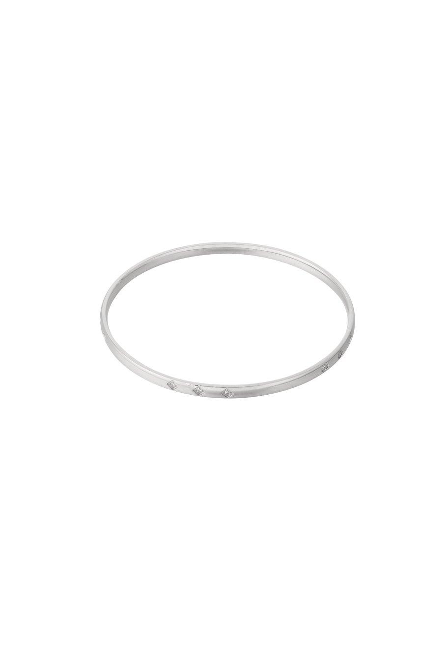 Simple mini diamond bangle Picture3