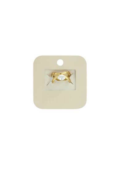 Anillos de piedras preciosas de acero inoxidable líneas simples diarias Serie simple Joyas para mujer h5 Imagen3