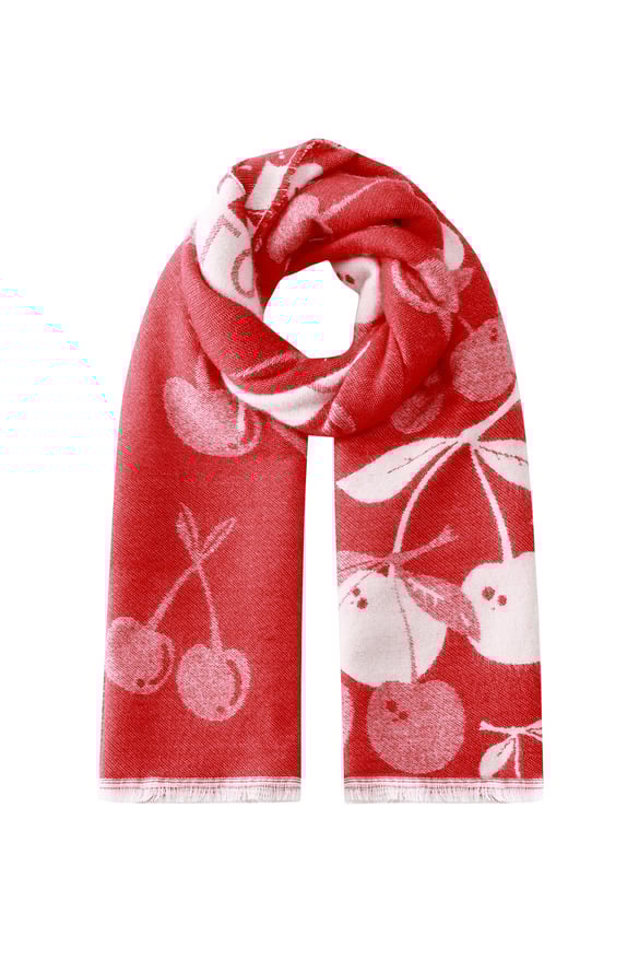 Winterschals Kirsche Casual Acryl Tägliche Accessoires 2