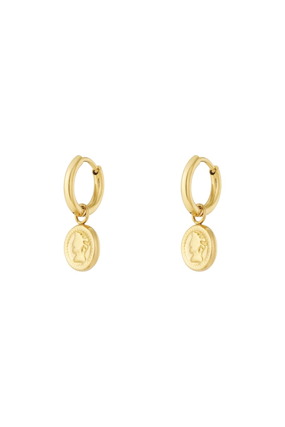 Muse coins earrings
