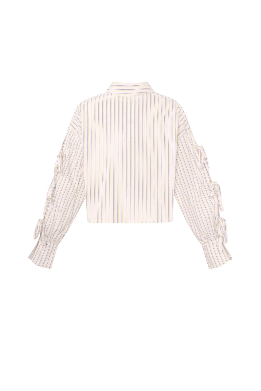 Bluse Nadelstreifen Spitze Bild3