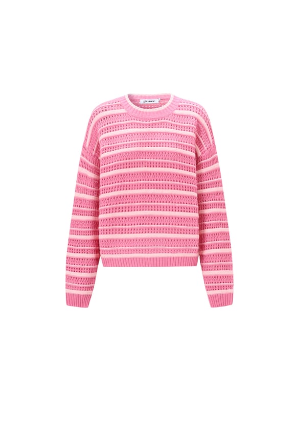Pulls en tricot Rayures Décontracté Automne/Hiver 2