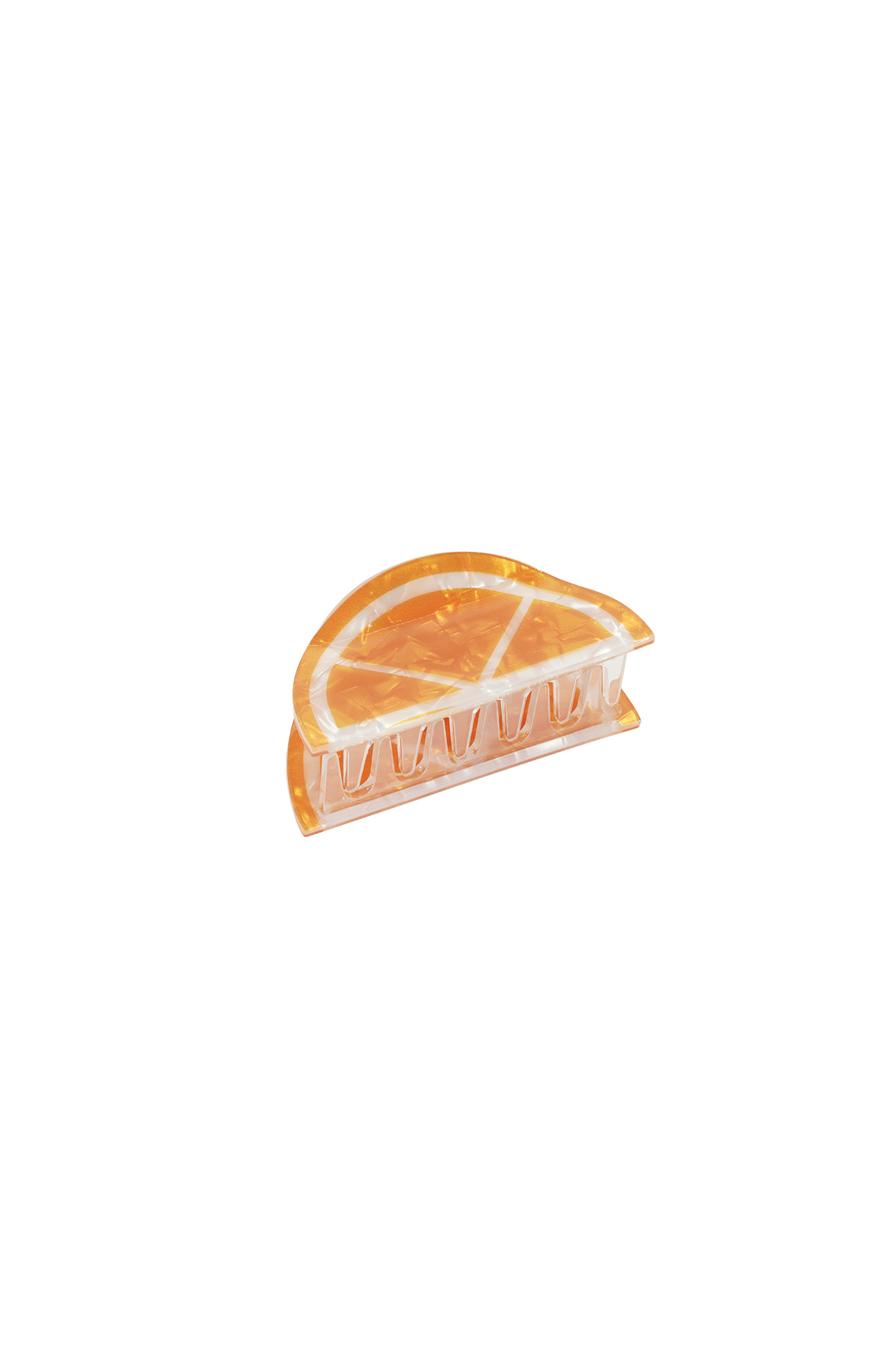 Oranje haarspeld