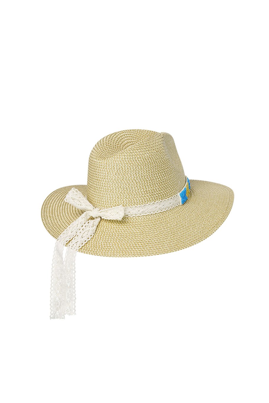 Sommerhut mit buntem Detail – beiges Papier h5Bild5