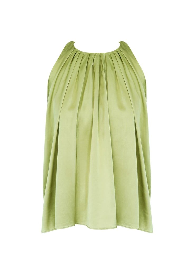 Satin Top Green 