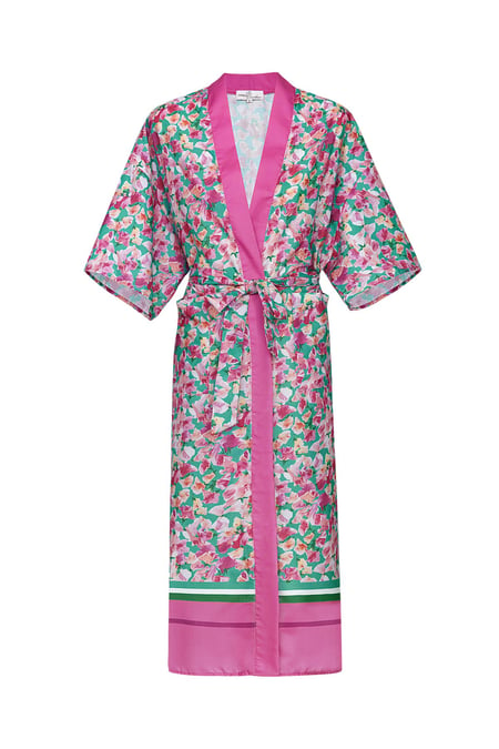 Kimono flower power - pink 2