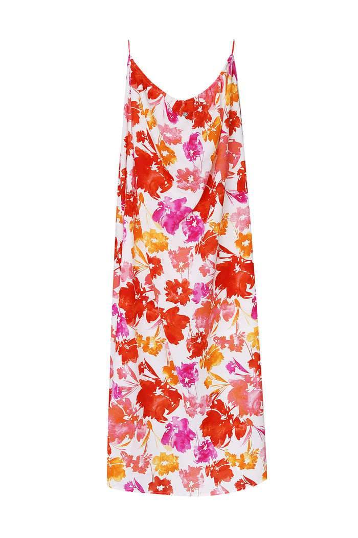 Dress floral print - pink/orange Picture7