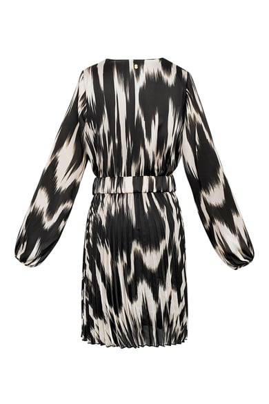Robe imprimé rayures - noir/blanc h5 Image2