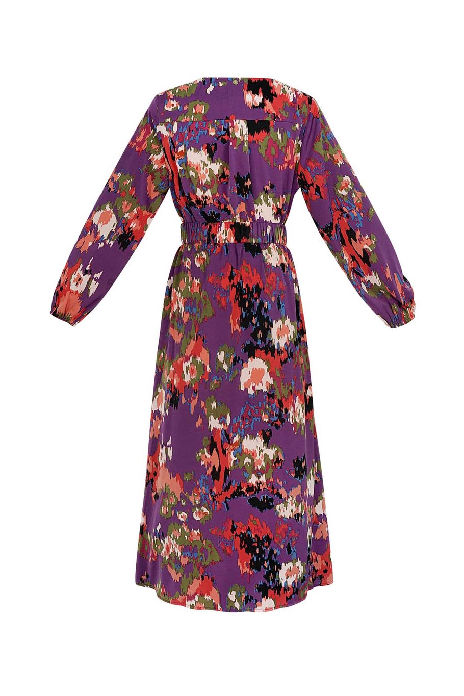 Maxi robe imprimé violet Image2