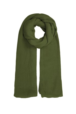 Scarf solid color - dark green h5 