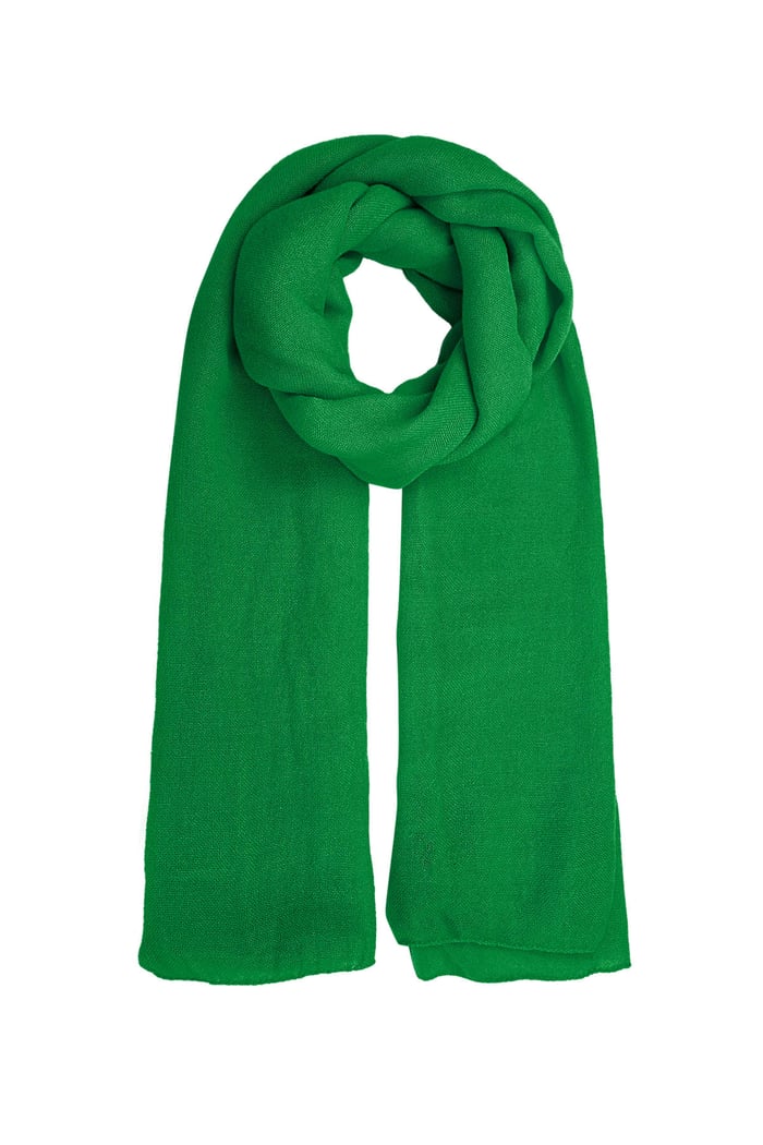 Scarf solid color - green 