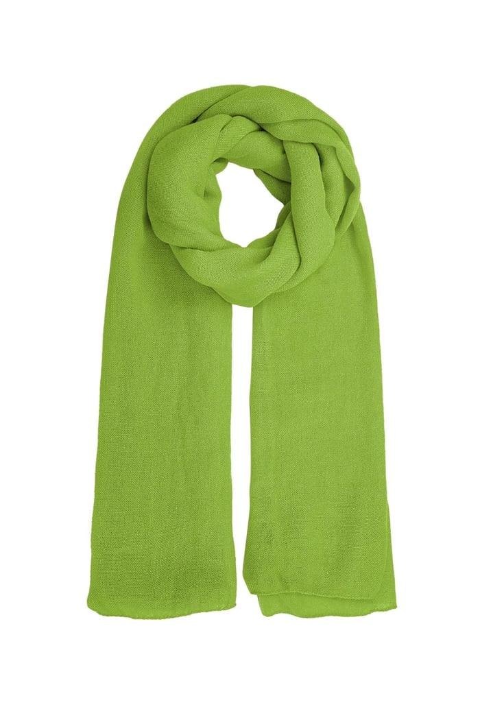 Scarf solid color - peak green 