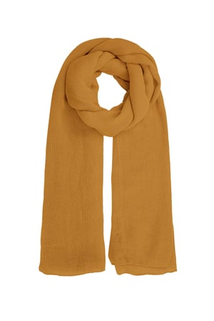 Scarf solid color - mustard h5 