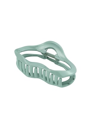 Hair clip aesthetic - pastel green h5 