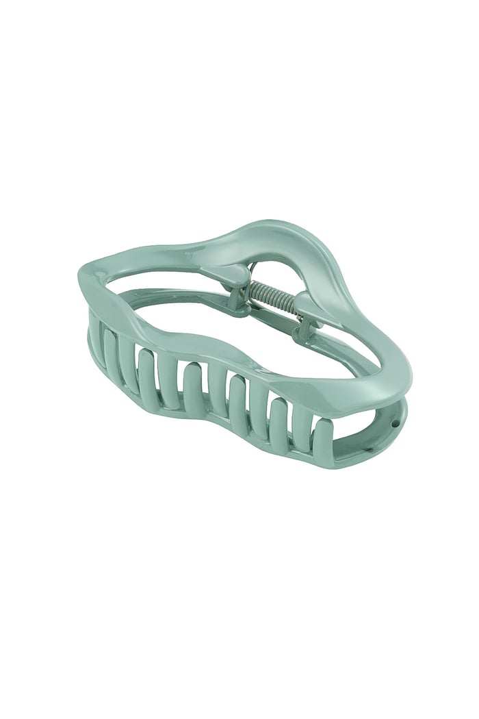 Hair clip aesthetic - pastel green 