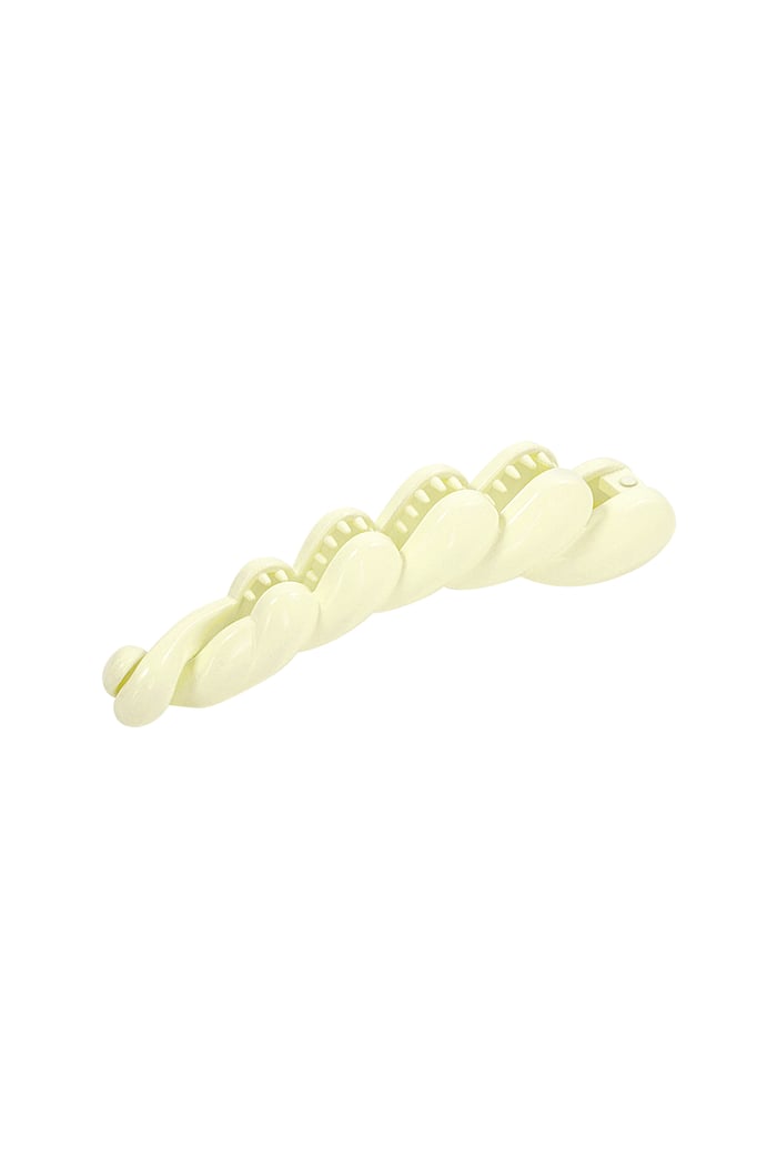 Hair clip braid - cream 