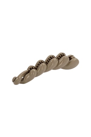 Hair clip braid - brown h5 