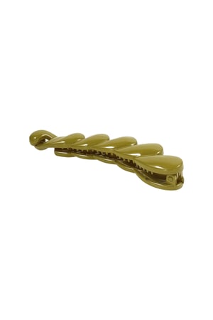 Hair clip braid - green h5 Picture4