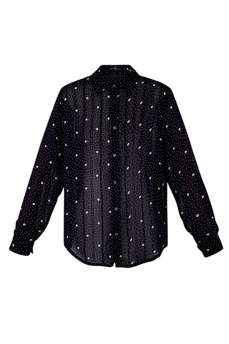 Blouse dots - black 2